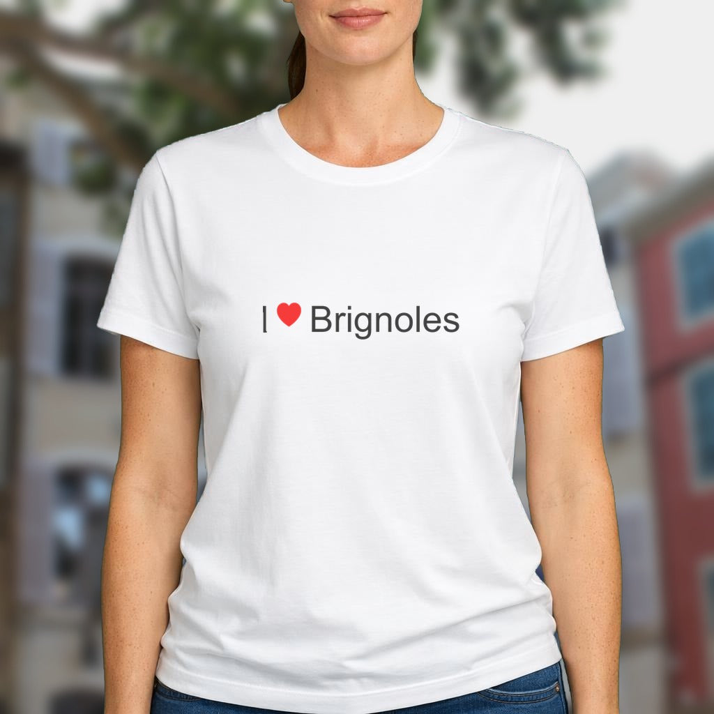 T-shirt I love brignoles