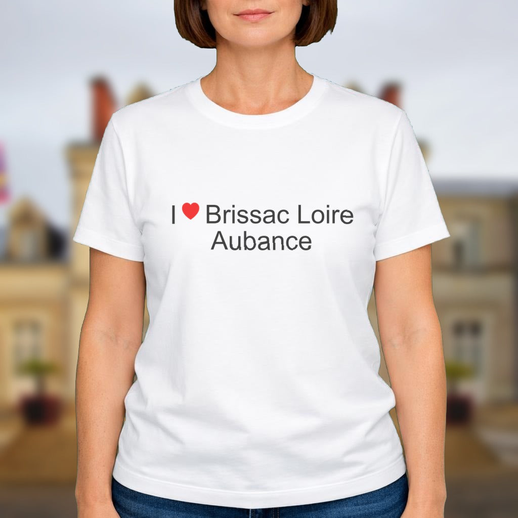 T-shirt I love brissac loire aubance