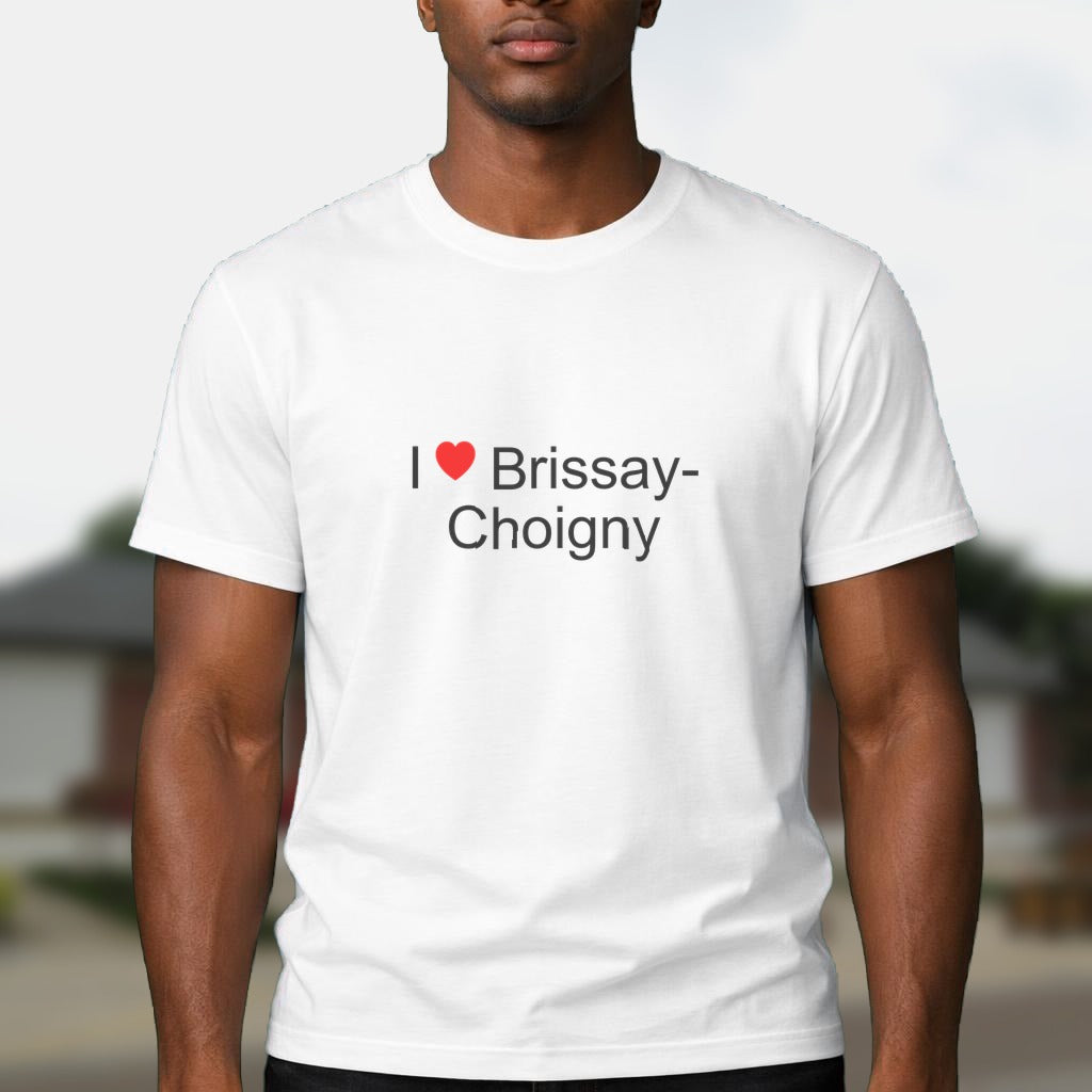 T-shirt I love brissay-choigny