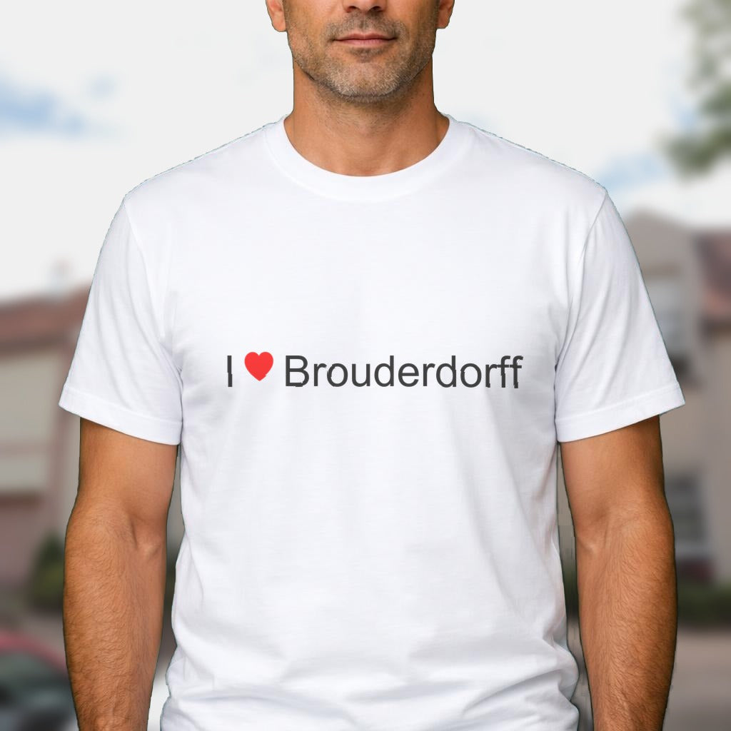 T-shirt I love brouderdorff
