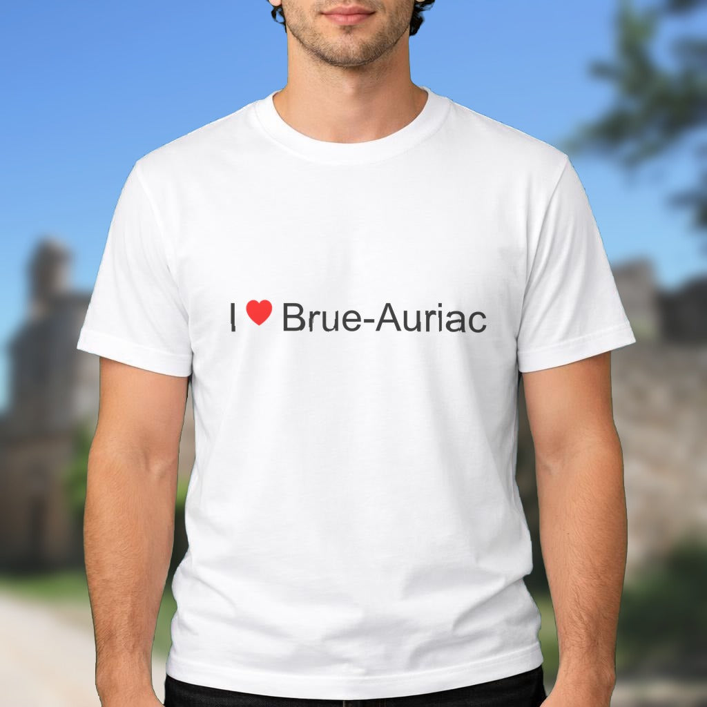 T-shirt I love brue-auriac