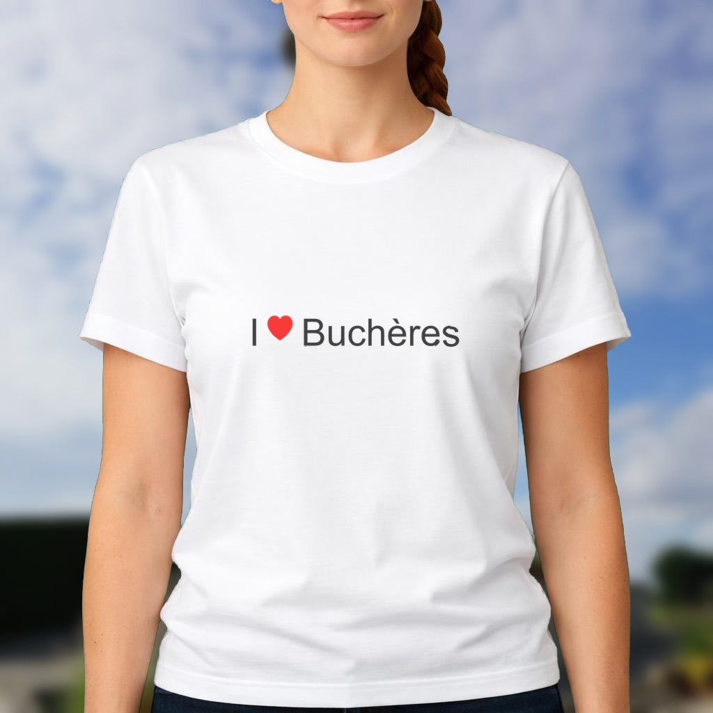 T-shirt I love buchères