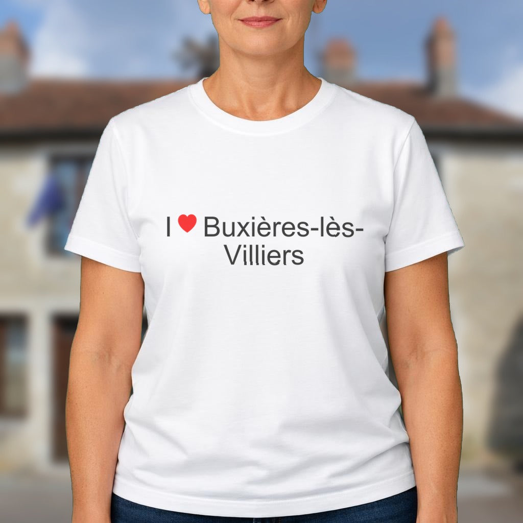 T-shirt I love buxières-lès-villiers