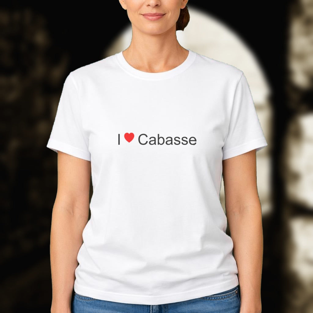 T-shirt I love cabasse