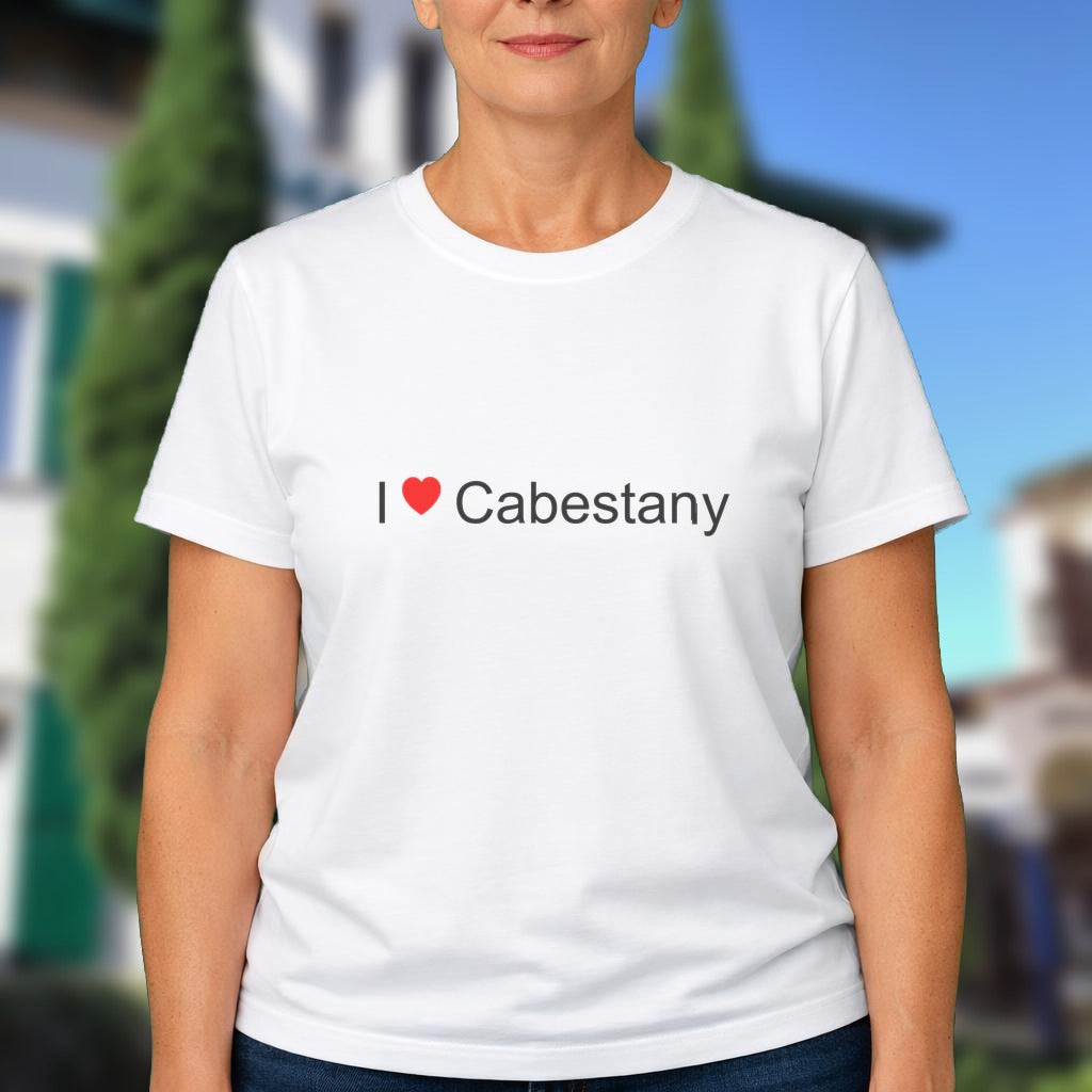 T-shirt I love cabestany