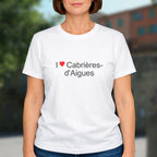 T-shirt I love cabrières-d'aigues