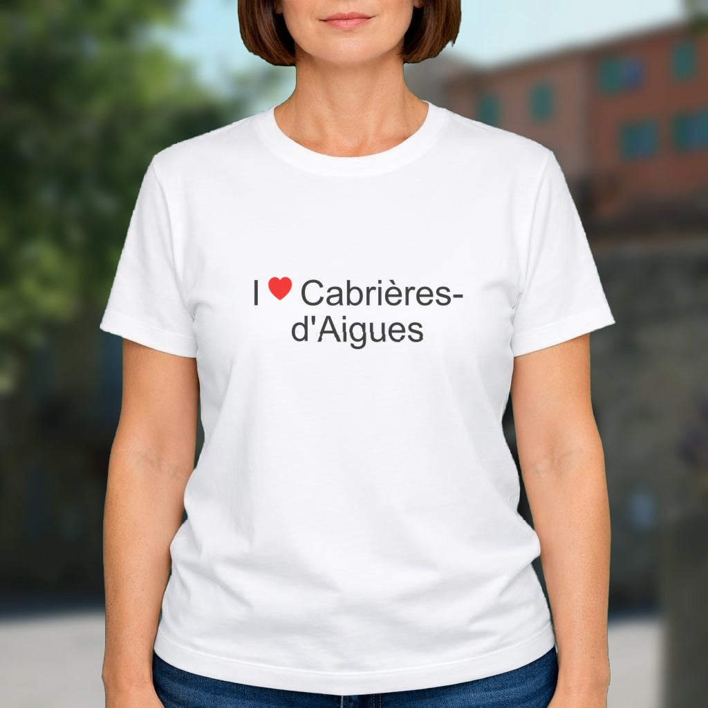 T-shirt I love cabrières-d'aigues