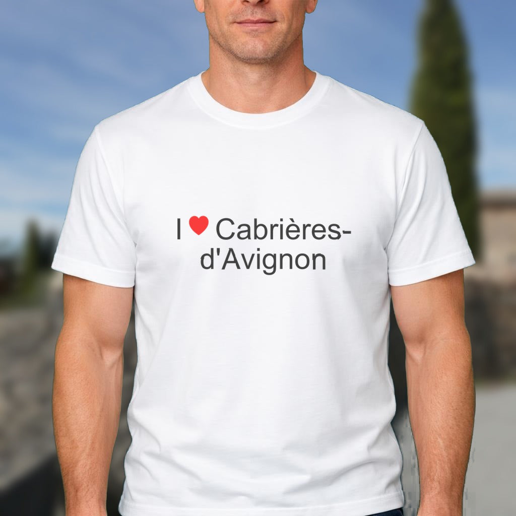 T-shirt I love cabrières-d'avignon