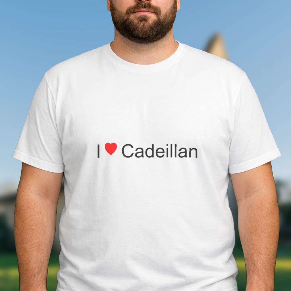 T-shirt I love cadeillan