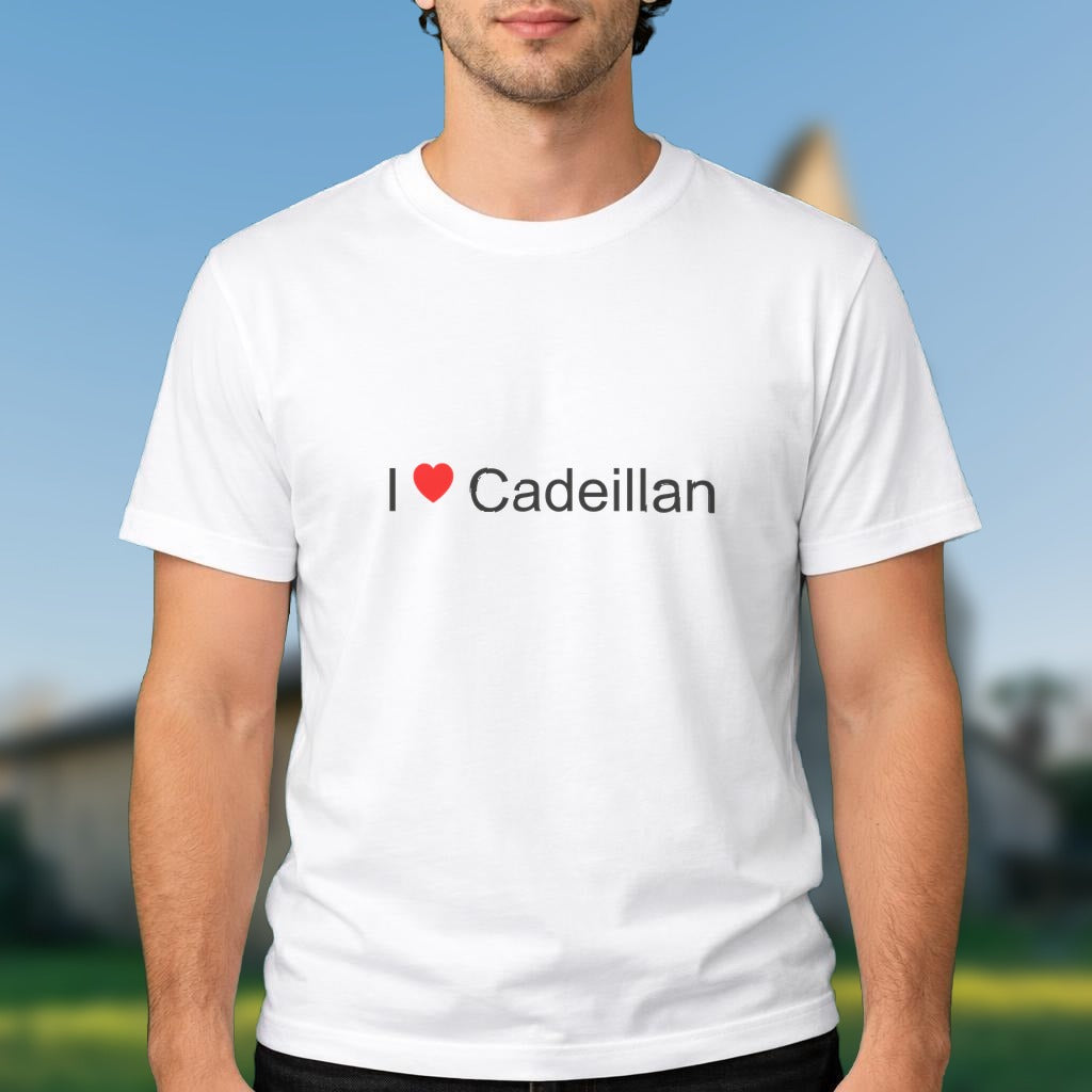 T-shirt I love cadeillan