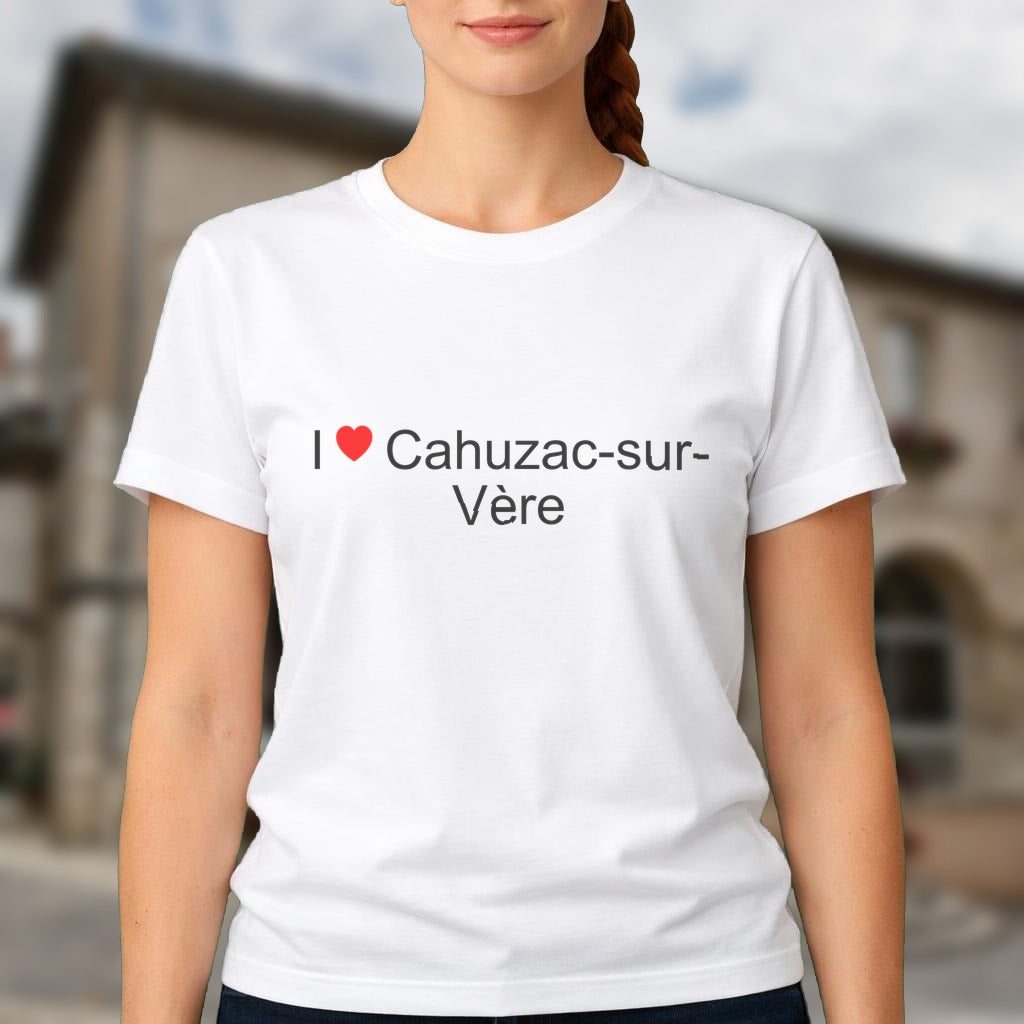 T-shirt I love cahuzac-sur-vère