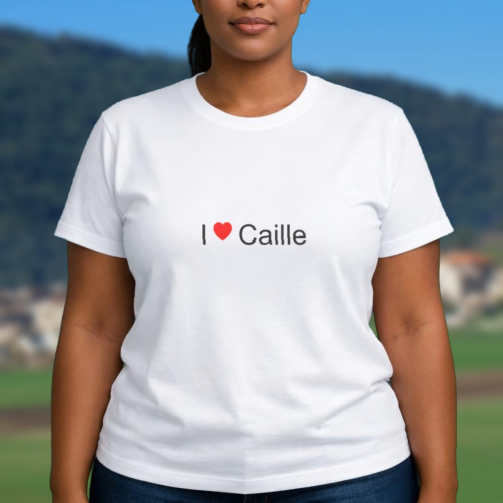 T-shirt I love caille