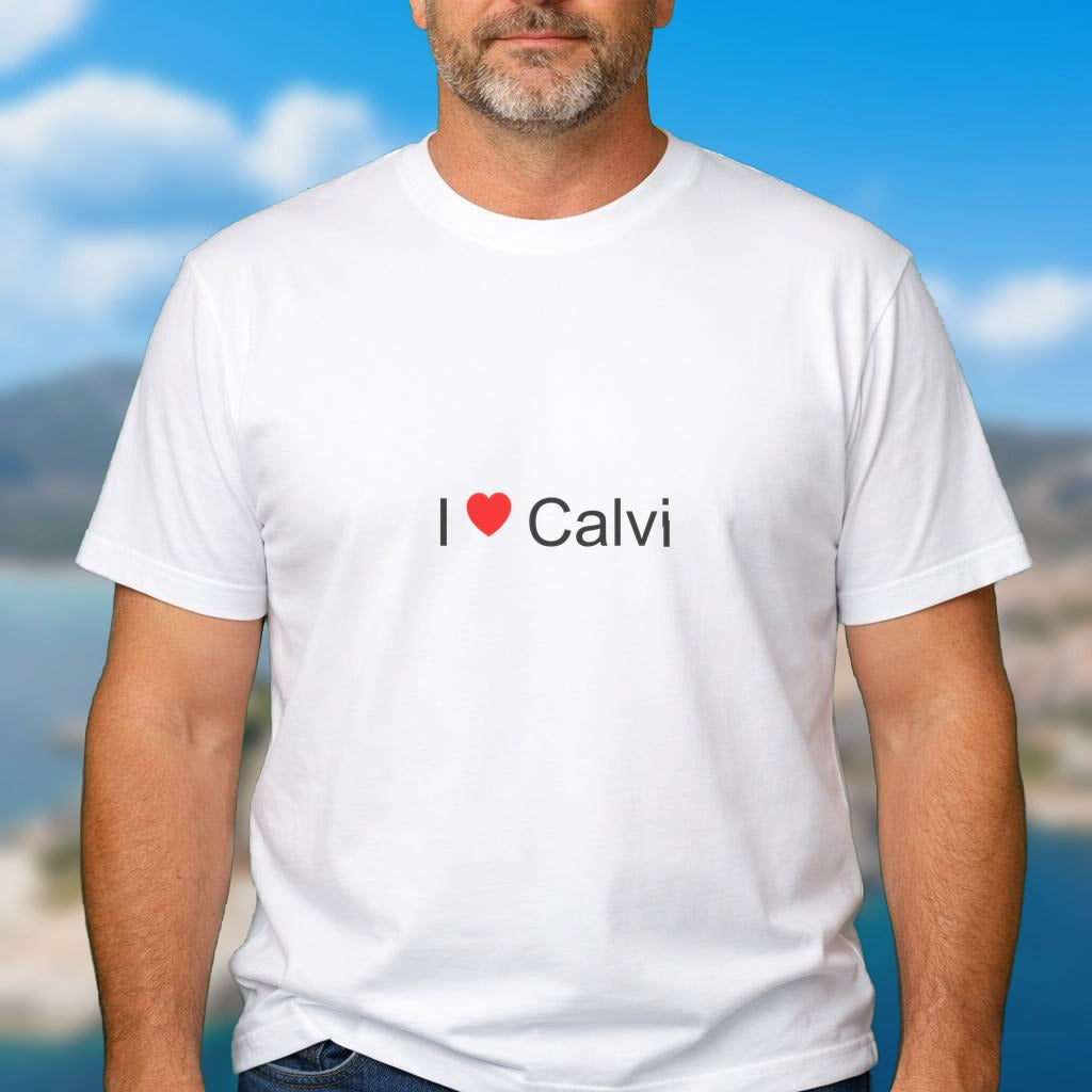 T-shirt I love calvi