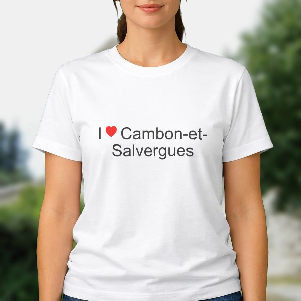 T-shirt I love cambon-et-salvergues