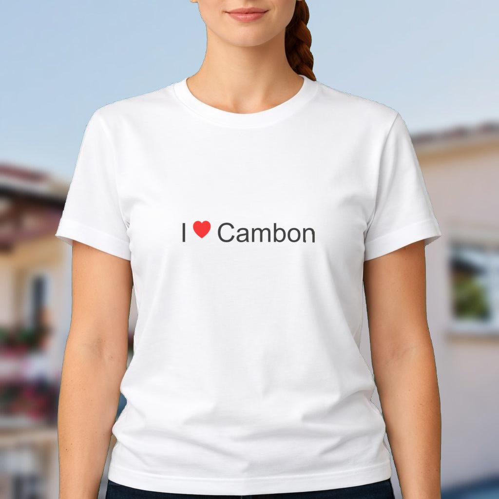 T-shirt I love cambon