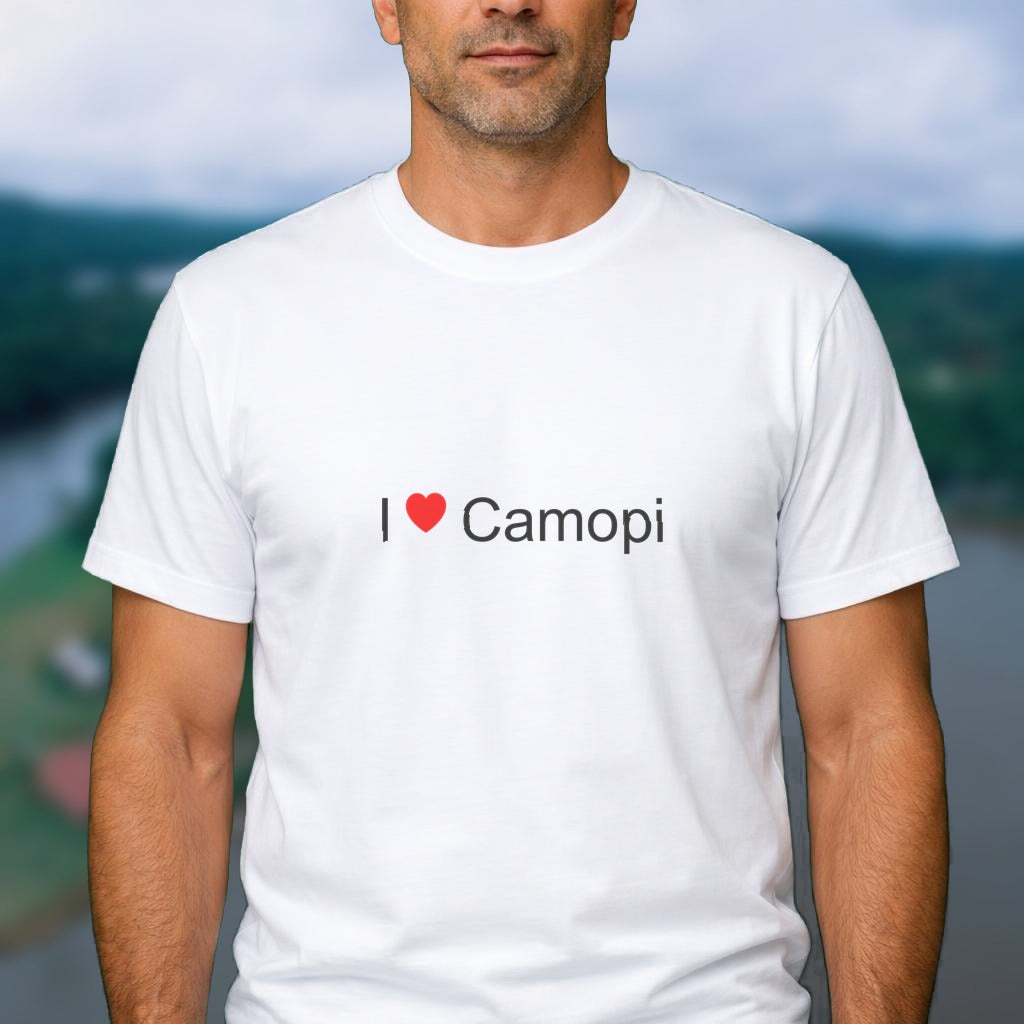 T-shirt I love camopi