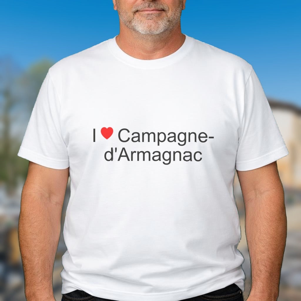 T-shirt I love campagne-d'armagnac