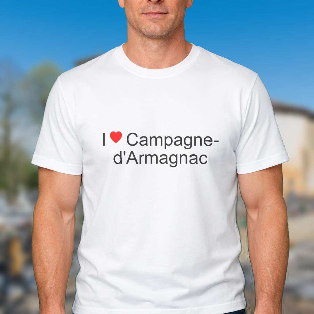 T-shirt I love campagne-d'armagnac