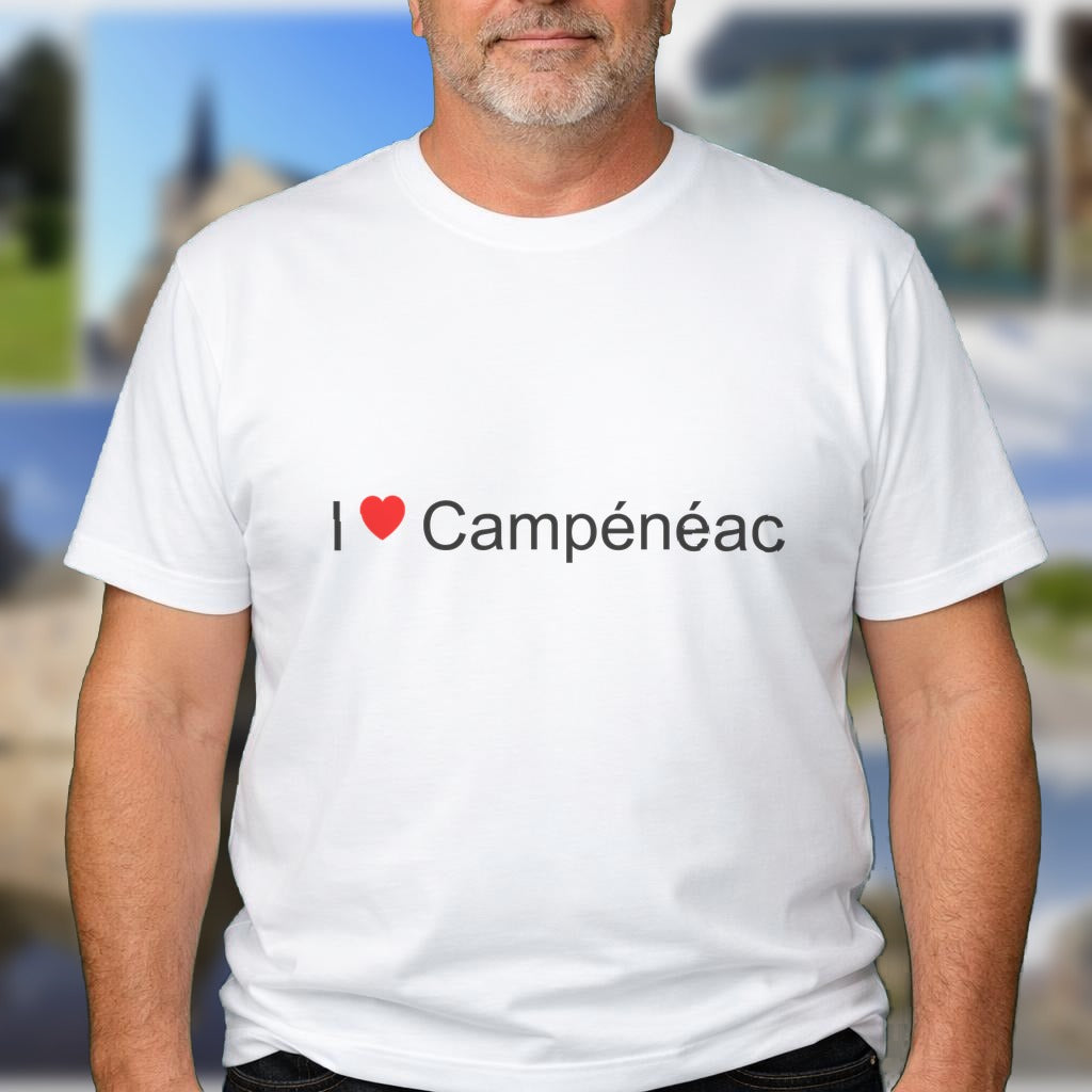 T-shirt I love campénéac