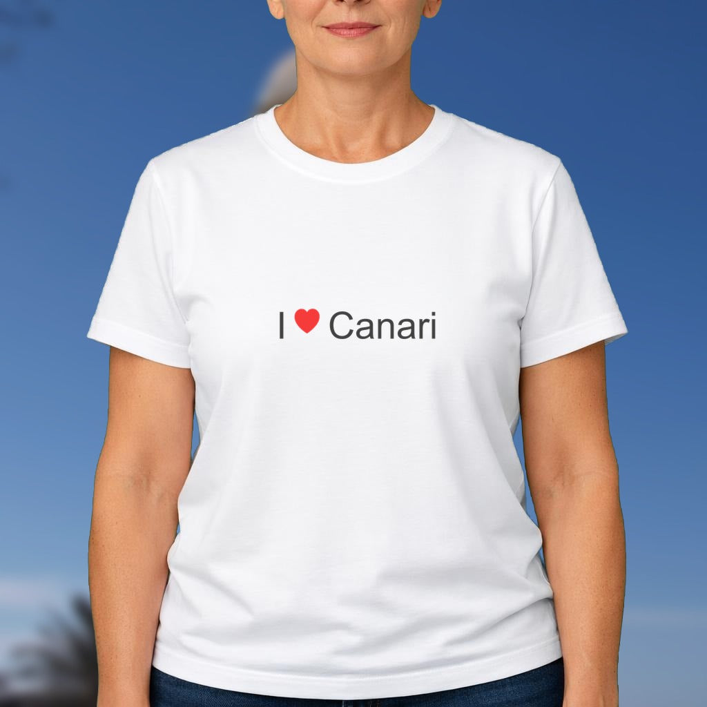T-shirt I love canari