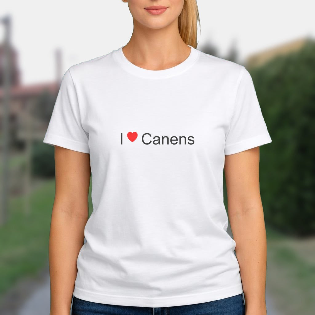 T-shirt I love canens