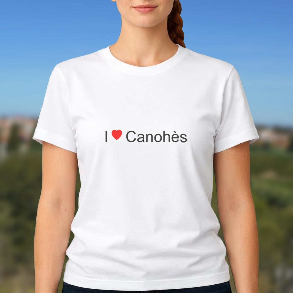 T-shirt I love canohès