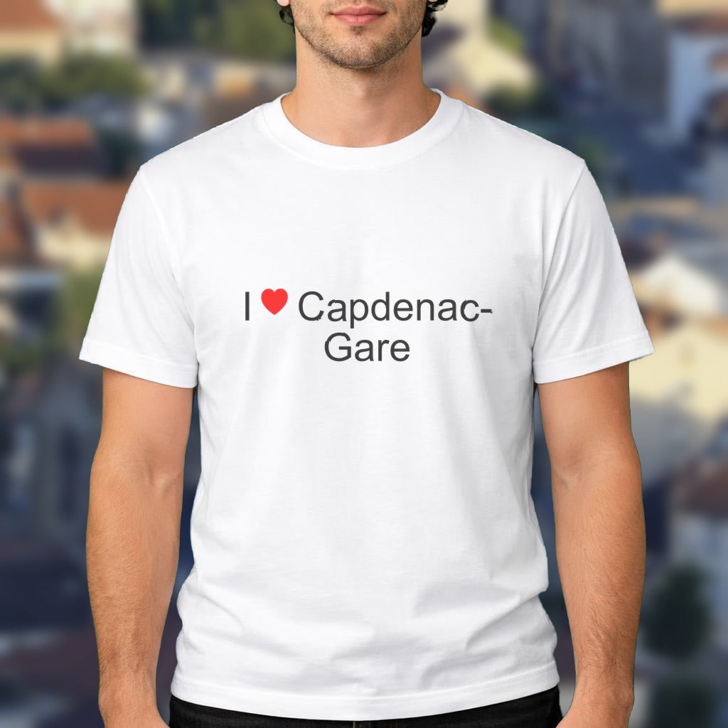 T-shirt I love capdenac-gare