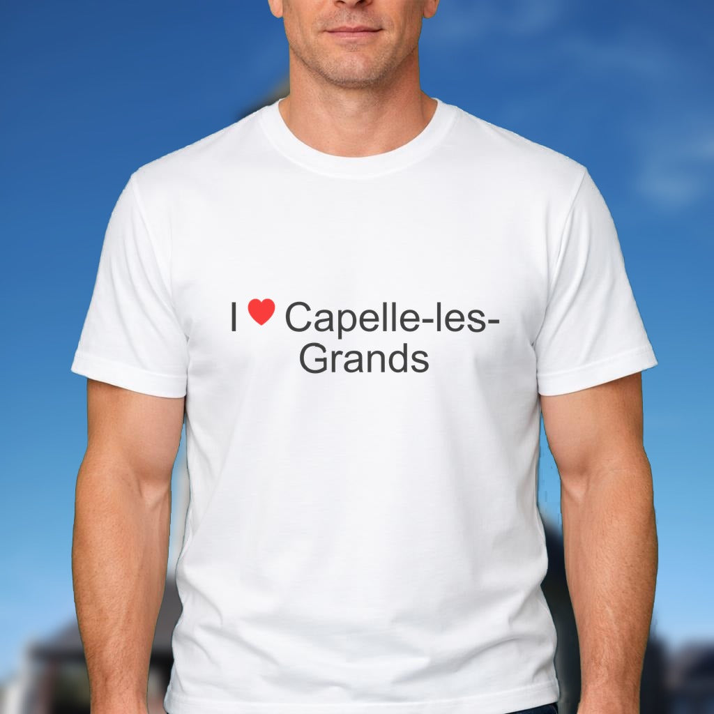 T-shirt I love capelle-les-grands