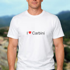 T-shirt I love carbini