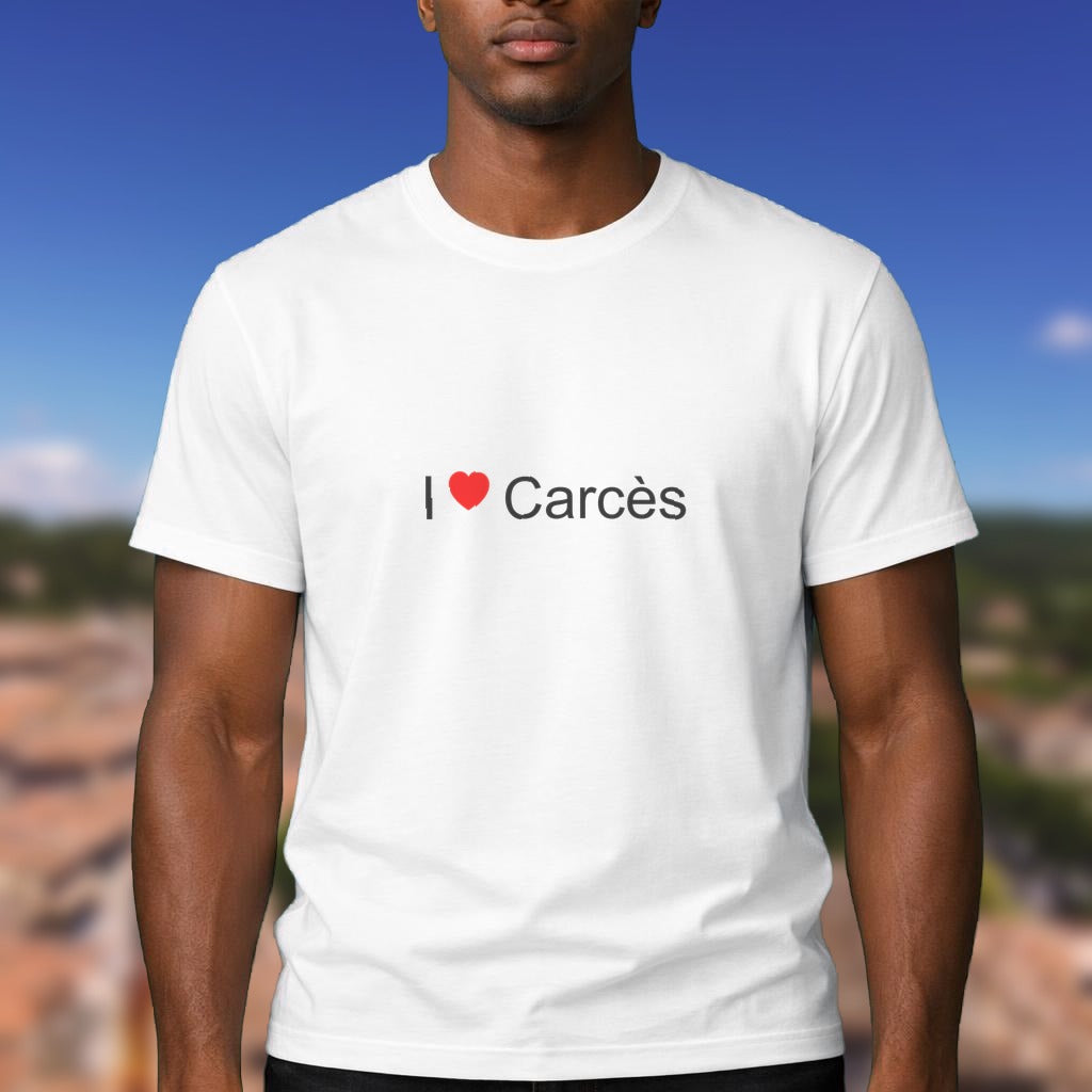 T-shirt I love carcès