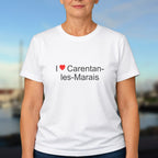 T-shirt I love carentan-les-marais
