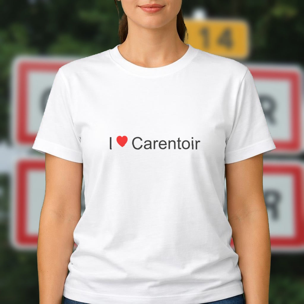 T-shirt I love carentoir