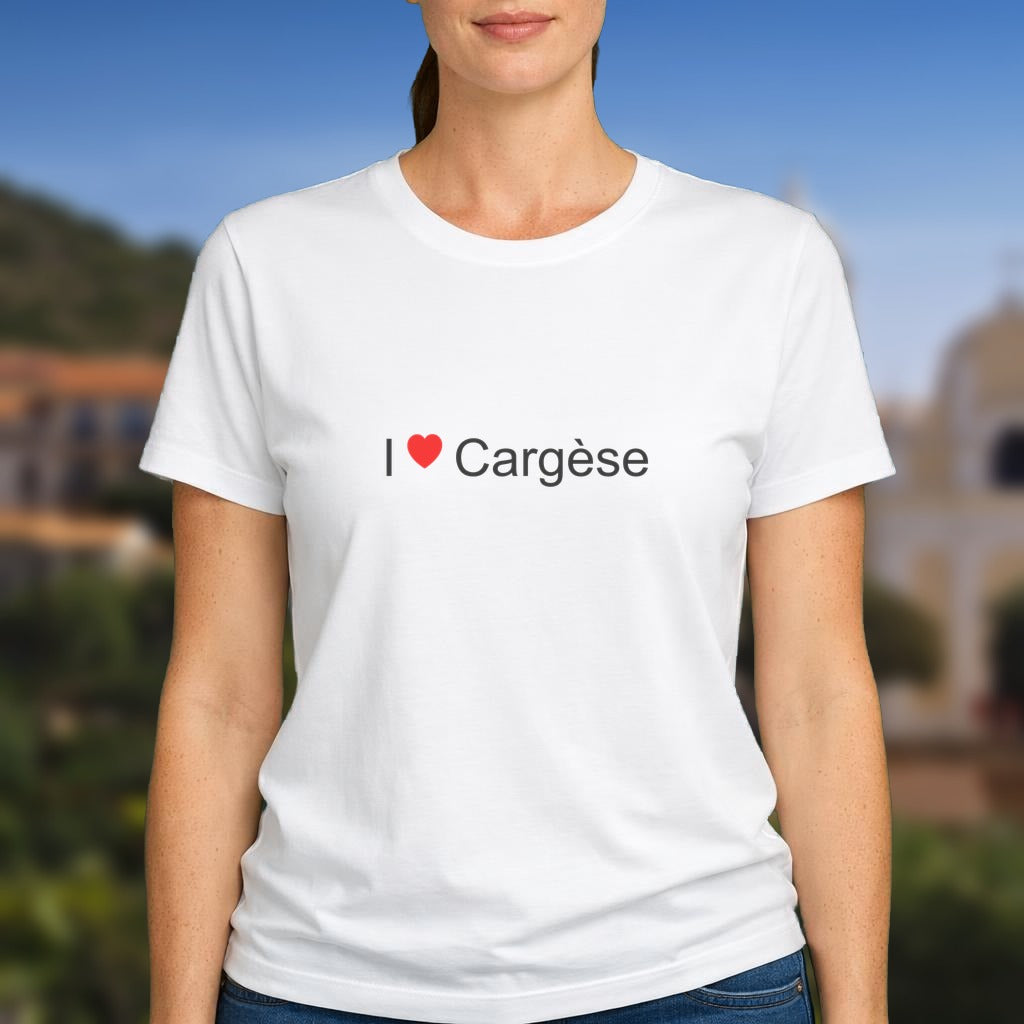 T-shirt I love cargèse