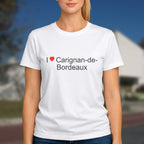 T-shirt I love carignan-de-bordeaux