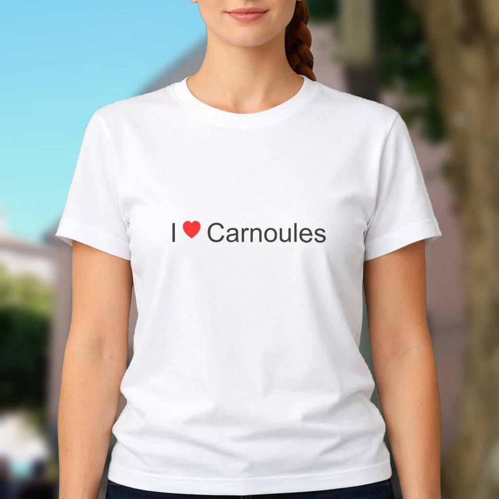 T-shirt I love carnoules