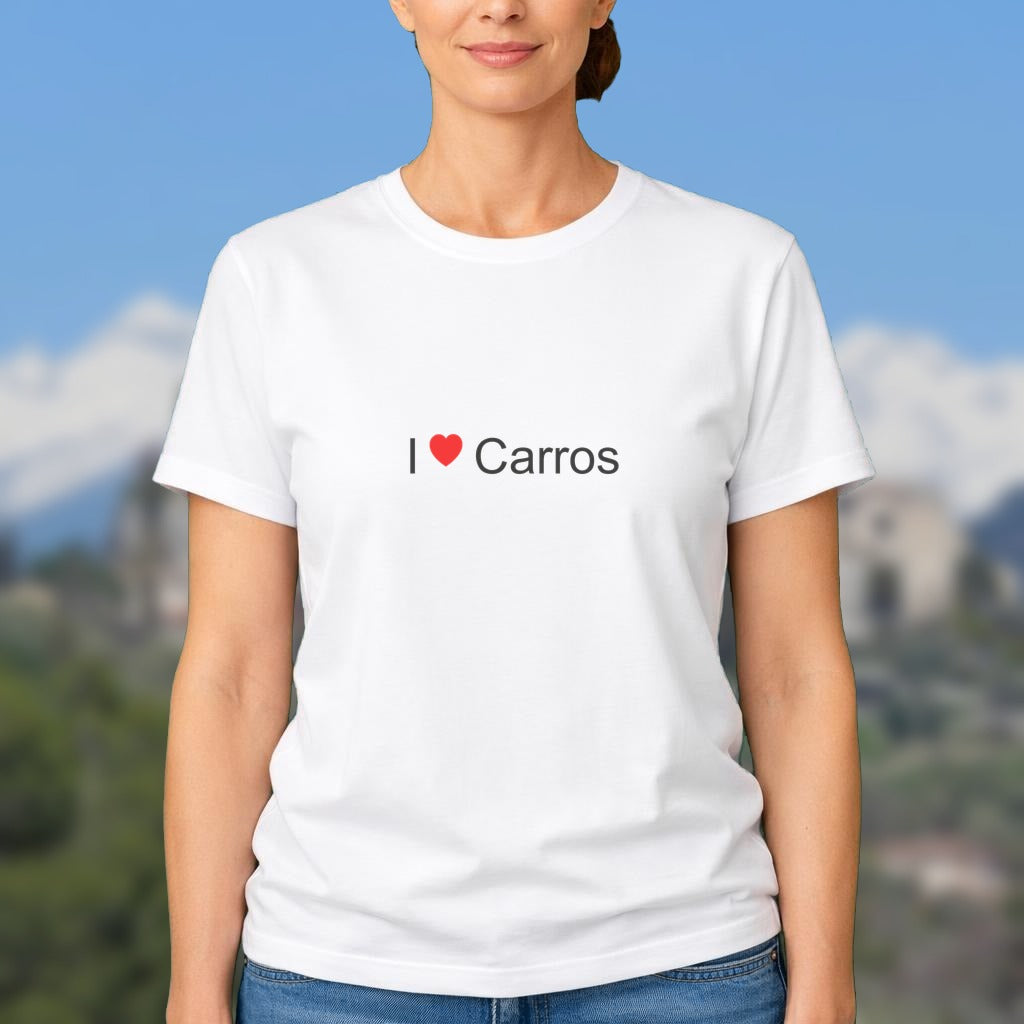 T-shirt I love carros