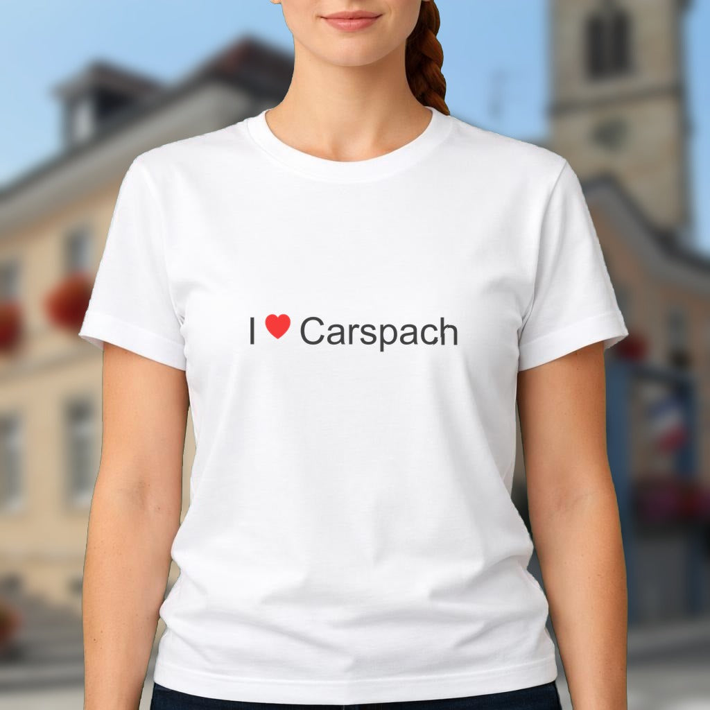 T-shirt I love carspach