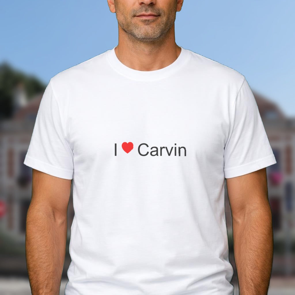 T-shirt I love carvin