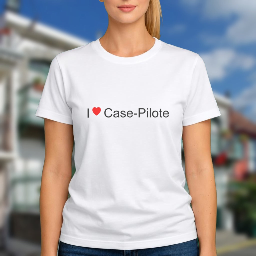 T-shirt I love case-pilote