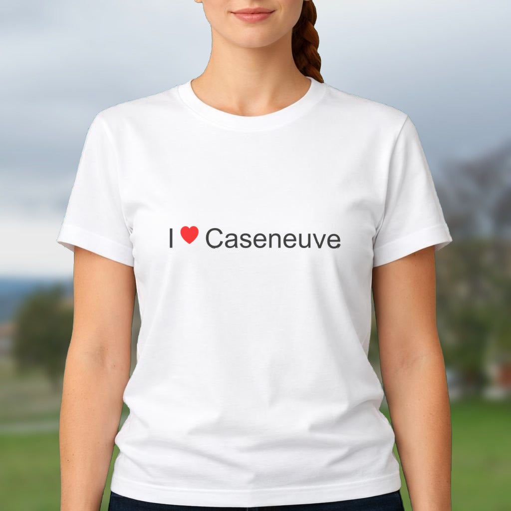 T-shirt I love caseneuve
