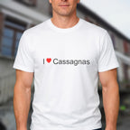 T-shirt I love cassagnas