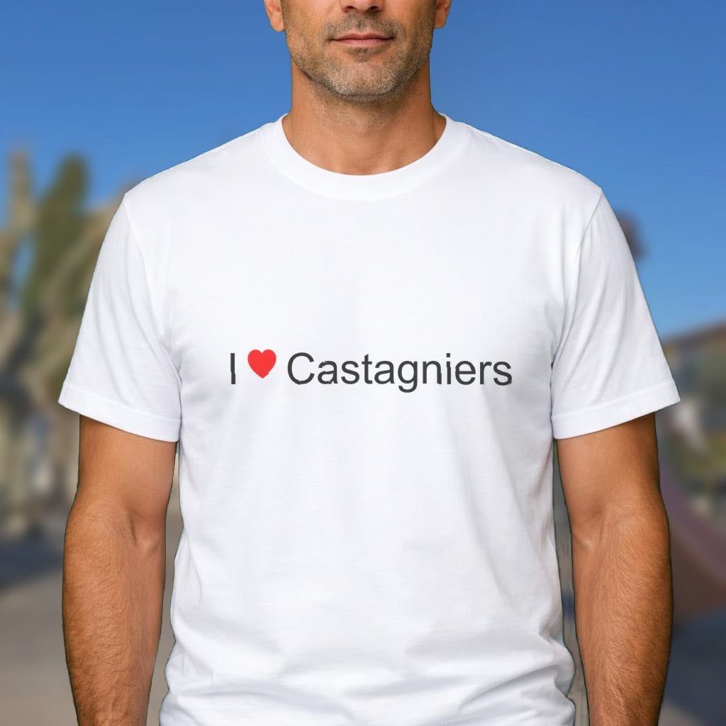 T-shirt I love castagniers