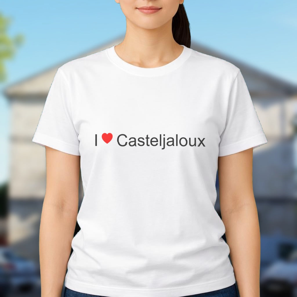 T-shirt I love casteljaloux