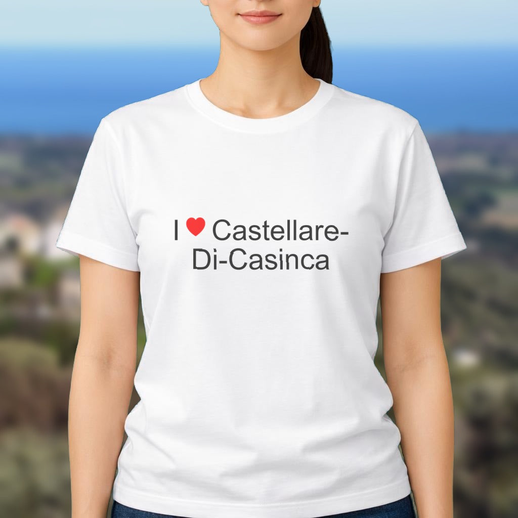 T-shirt I love castellare-di-casinca