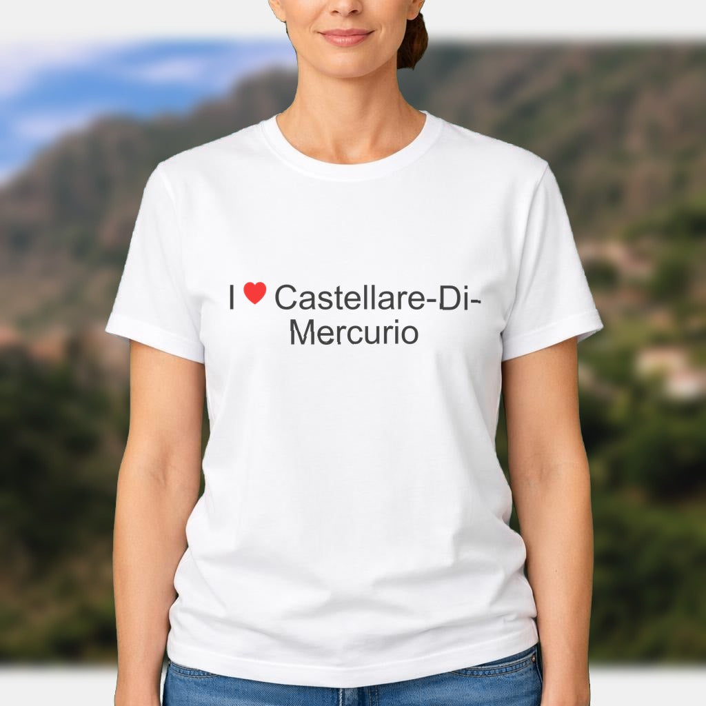 T-shirt I love castellare-di-mercurio