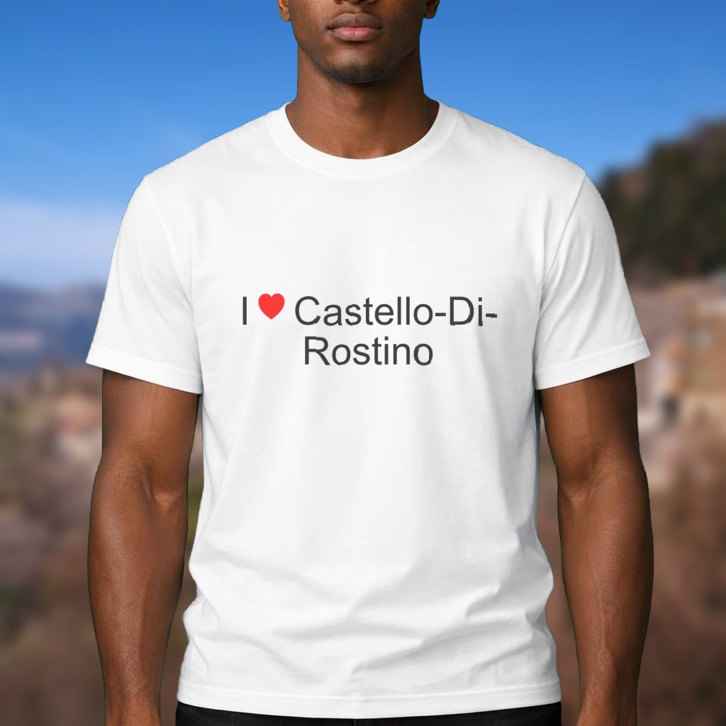 T-shirt I love castello-di-rostino