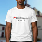 T-shirt I love castelmoron-sur-lot