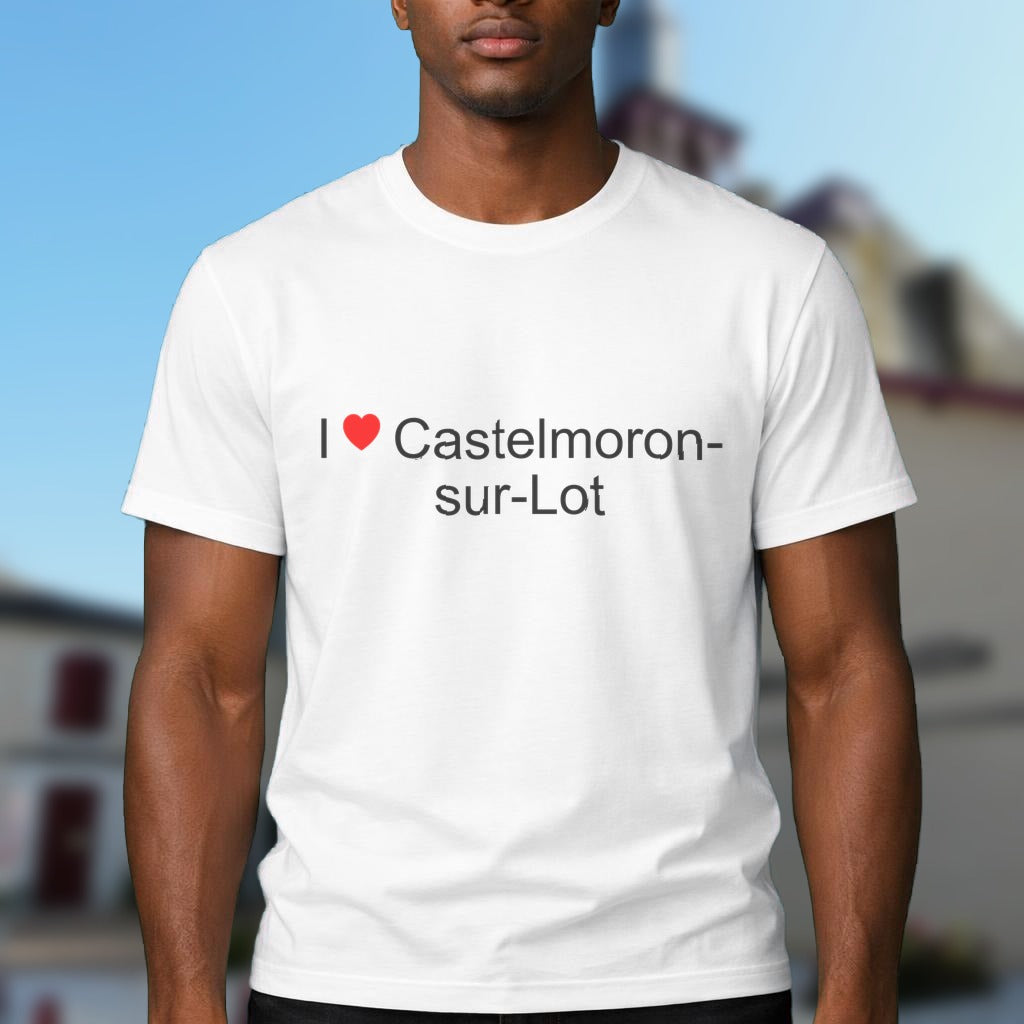 T-shirt I love castelmoron-sur-lot