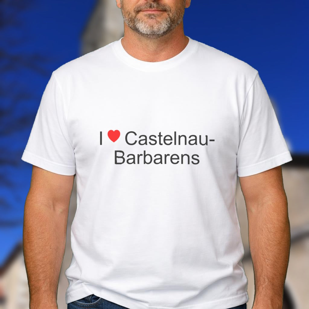 T-shirt I love castelnau-barbarens