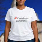 T-shirt I love castelnau-barbarens